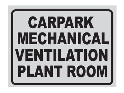 CAR PARK MECHANICAL VENTILATION PLANT ROOM