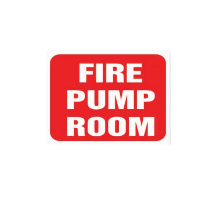 FIRE PUMP ROOM