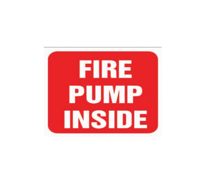 FIRE PUMP INSIDE