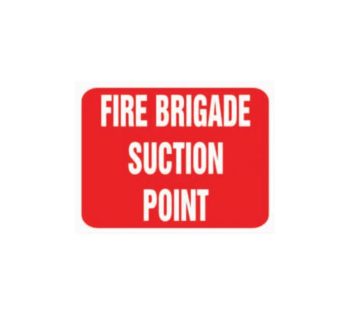 FIRE BRIGADE SUCTION POINT