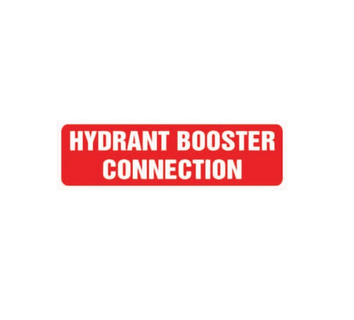 HYDRANT BOOSTER CONNECTION