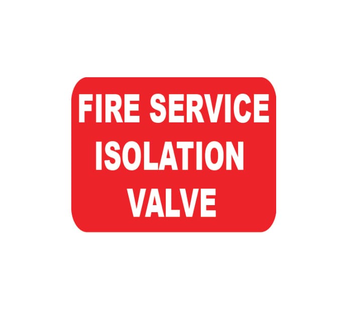 FIRE SERVICE ISOLATION VALVE