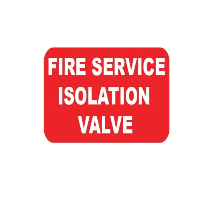 FIRE SERVICE ISOLATION VALVE – Part No. PL52