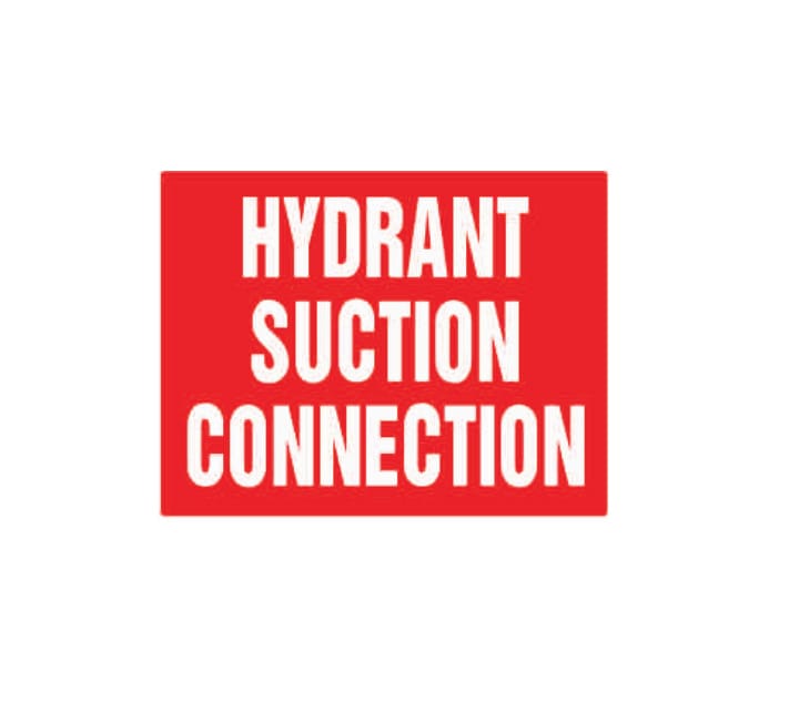 HYDRANT SUCTION CONNECTION