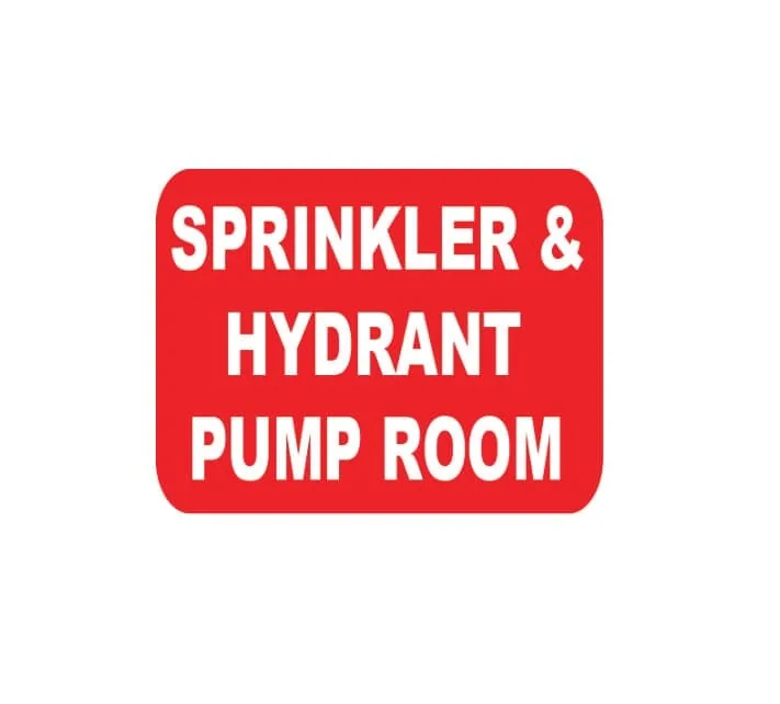 SPRINKLER & HYDRANT PUMP ROOM – Part No. PL59
