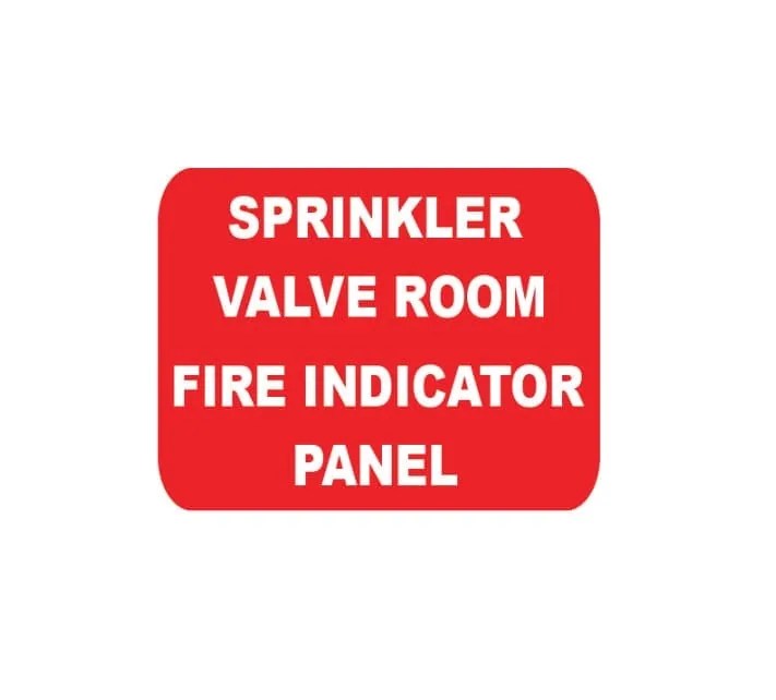 SPRINKLER VALVE ROOM FIRE INDICATOR PANEL – Part No. PL61