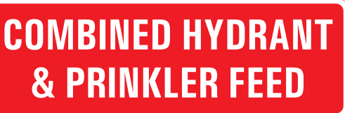 COMBINED HYDRANT & PRINKLER FEED
