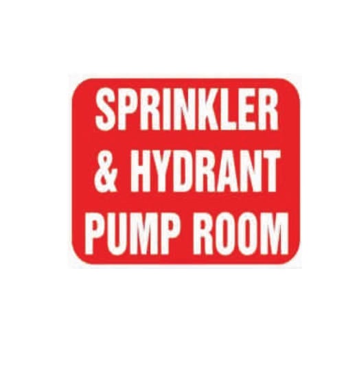 SPRINKLER & HYDRANT PUMP ROOM