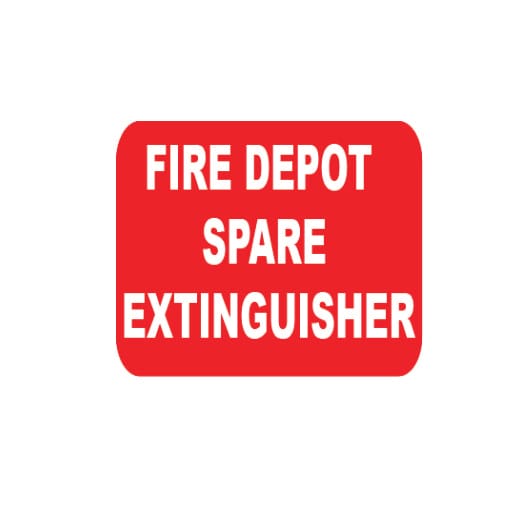 FIRE DEPOT SPARE EXTINGUISHER