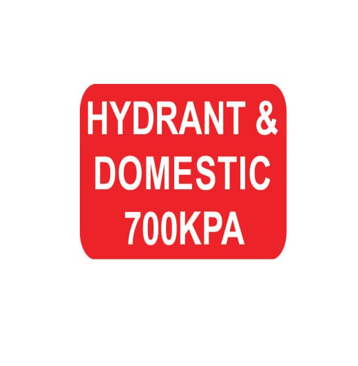HYDRANT & DOMESTIC 700KPA