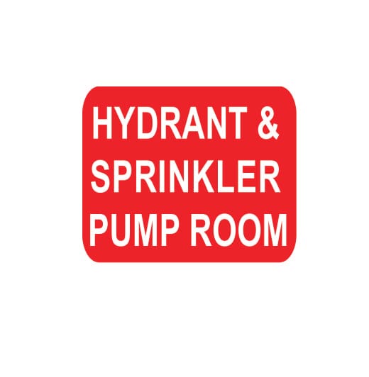 HYDRANT & SPRINKLER PUMP ROOM