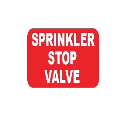SPRINKLER STOP VALVE