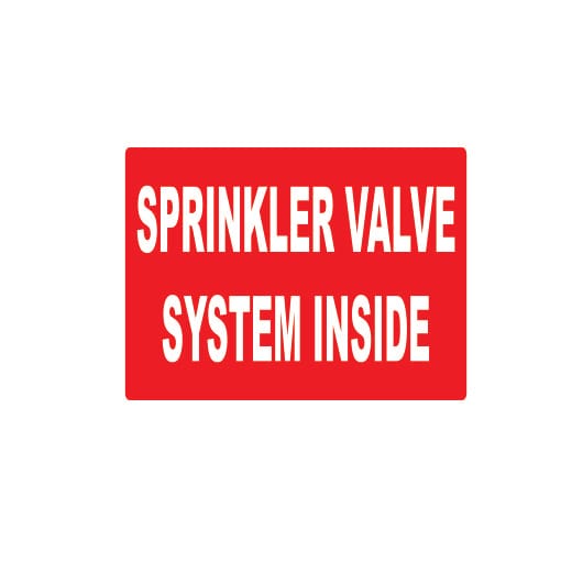 SPRINKLER VALVE SYSTEM INSIDE