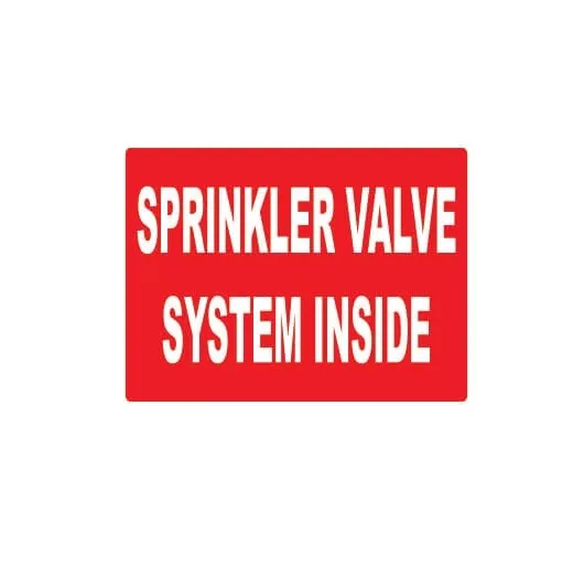 SPRINKLER VALVE SYSTEM INSIDE – Part No. PM169C