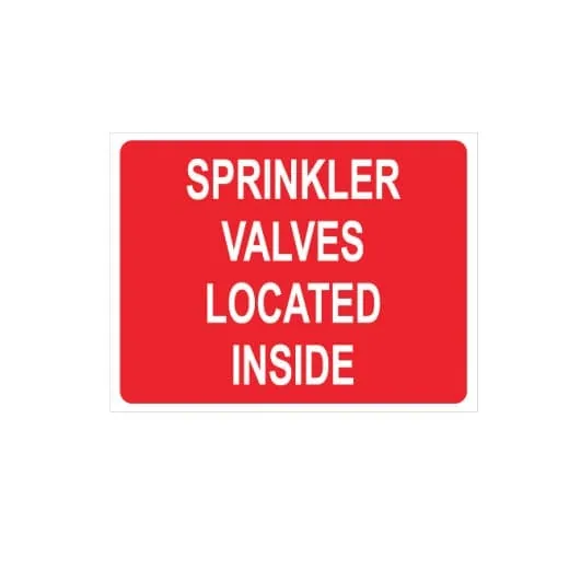 SPRINKLER VALVES LOCATED INSIDE – Part No. PM170