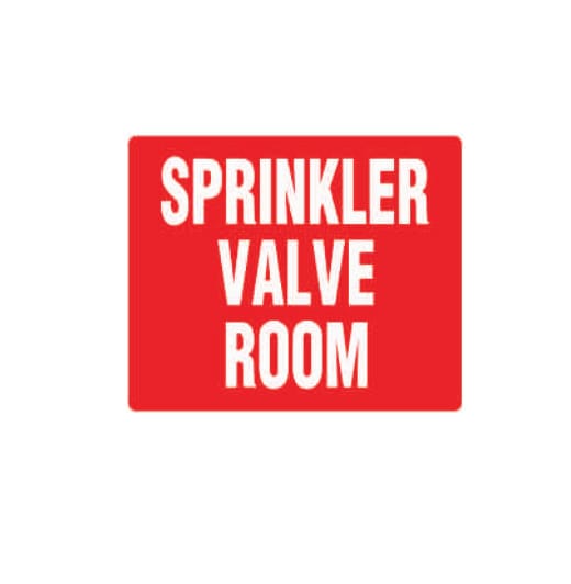 SPRINKLER VALVE ROOM