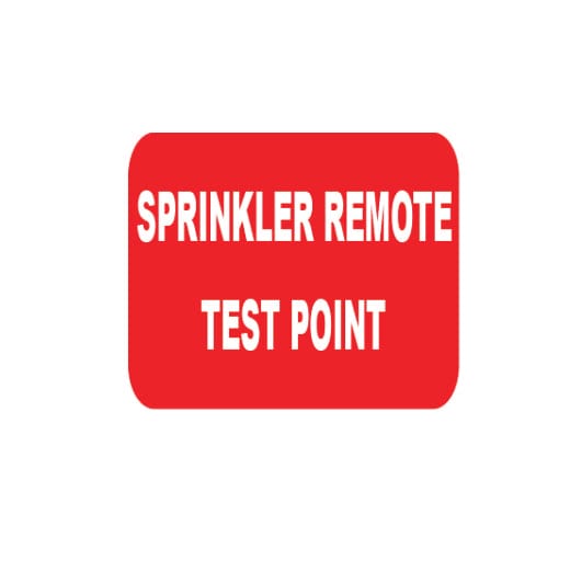 SPRINKLER REMOTE TEST POINT