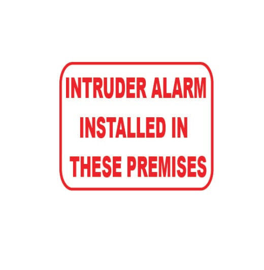 INTRUDER ALARM INSTALLED IN THESE PREMISES