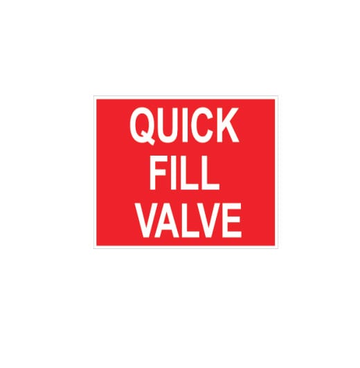 QUICK FILL VALVE