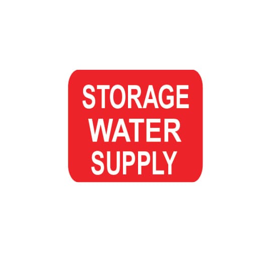 STORAGE WATER SUPPLY
