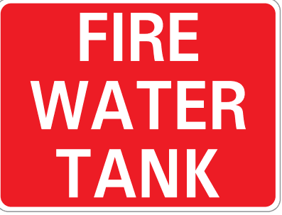 FIRE WATER TANK
