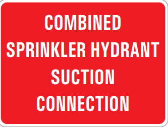 COMBINED SPRINKLER HYDRANT SUCTION CONNECTION