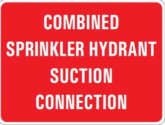 COMBINED SPRINKLER HYDRANT SUCTION CONNECTION – Part No. PM239
