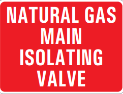 NATURAL GAS MAIN ISOLATING VALVE