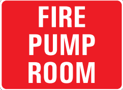 FIRE PUMP ROOM