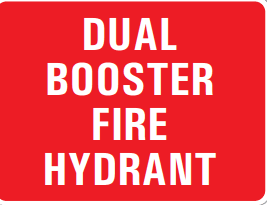 DUAL BOOSTER FIRE HYDRANT