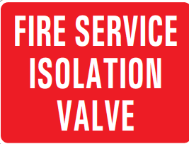 FIRE SERVICE ISOLATION VALVE
