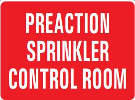 PREACTION SPRINKLER CONTROL ROOM – Part No. PM293
