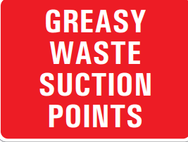 GREASY WASTE SUCTION POINTS