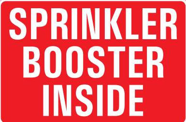 SPRINKLER BOOSTER INSIDE