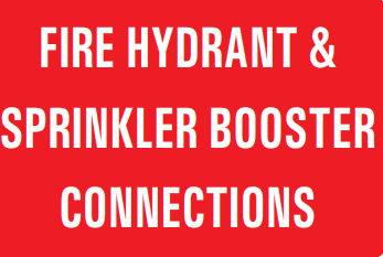 FIRE HYDRANT & SPRINKLER BOOSTER CONNECTIONS
