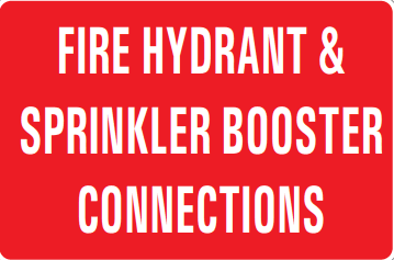 FIRE HYDRANT & SPRINKLER BOOSTER CONNECTIONS