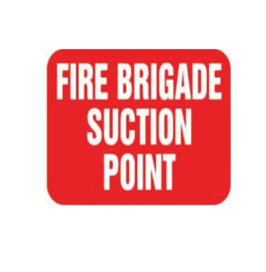 FIRE BRIGADE SUCTION POINT