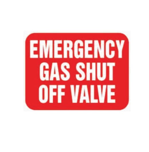 EMERGENCY GAS SHUT OFF VALVE