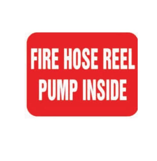 FIRE HOSE REEL PUMP INSIDE