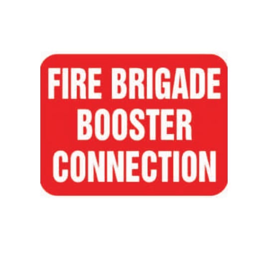 FIRE BRIGADE BOOSTER CONNECTION
