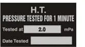 PRESSURE TEST STICKERS – Part No. PT-A-2.0MPA