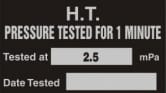 PRESSURE TEST STICKERS