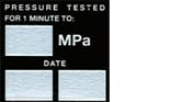 PRESSURE TEST STICKERS