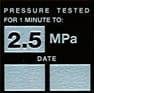 PRESSURE TEST STICKERS