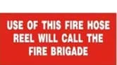 USE OF THIS FIRE HOSE REEL WILL CALL THE FIRE BRIGADE – Part No. PT48