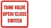 TANK VALVE OPEN/CLOSE SWITCH
