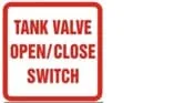 TANK VALVE OPEN/CLOSE SWITCH – Part No. PT60