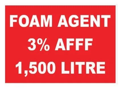 FOAM AGENT 3% AFFF 15,00 LITRE – Part No. PT97