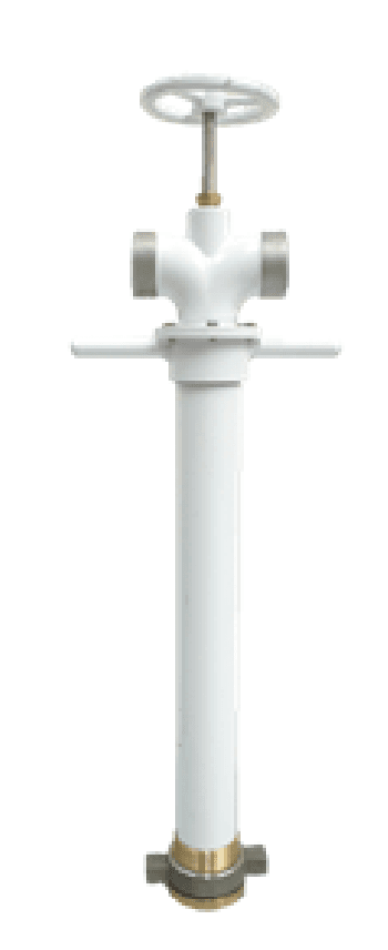 Standpipes With Handwheel Dual Outlet – with Forged Aluminium Adaptor